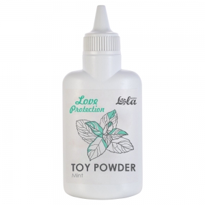 Пудра для ухода за девайсами &quot;Love Protection&quot; с ароматом мяты, 30г