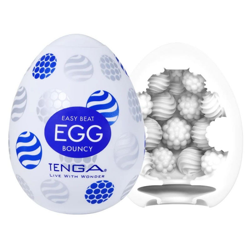 Мастурбатор "Tenga Egg Bouncy" с 3-D рельефом 